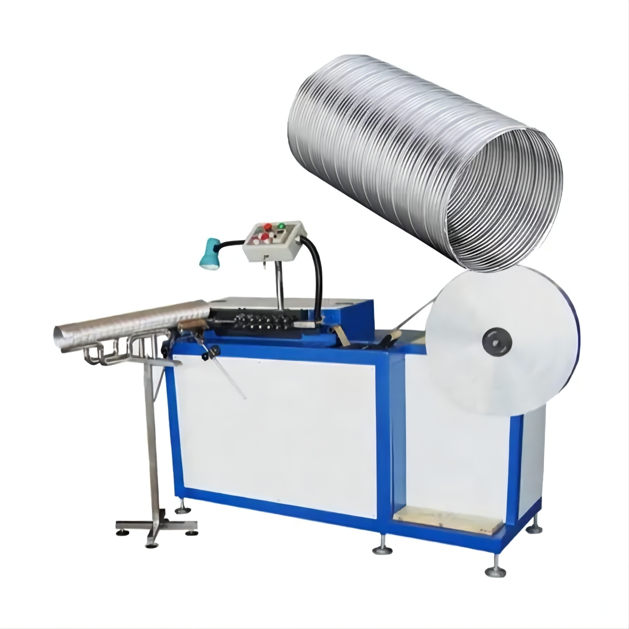 Aluminum Flexible Air Duct Making Forming Machine Send to India