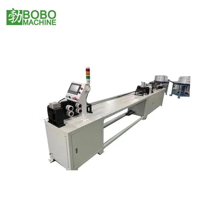 Insulated Copper Tube Straightening and Inserting Machine Send to the US