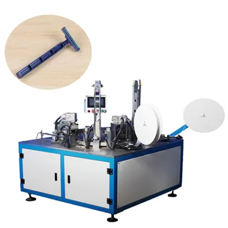 Disposable One Time Use Razor Assembly Making Machine Send to Algeria