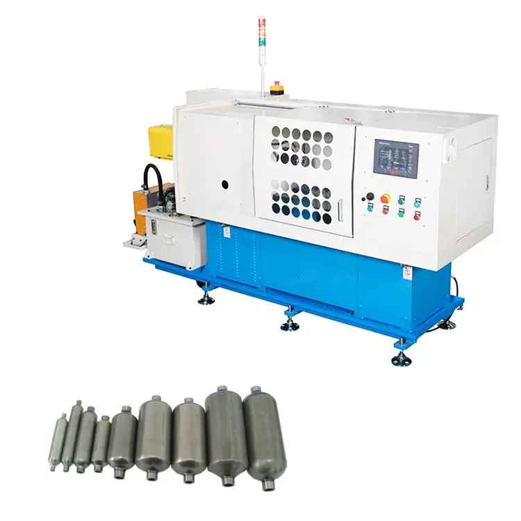 CNC Metal Copper Tube Spinning Lathe Machine Send to Italy