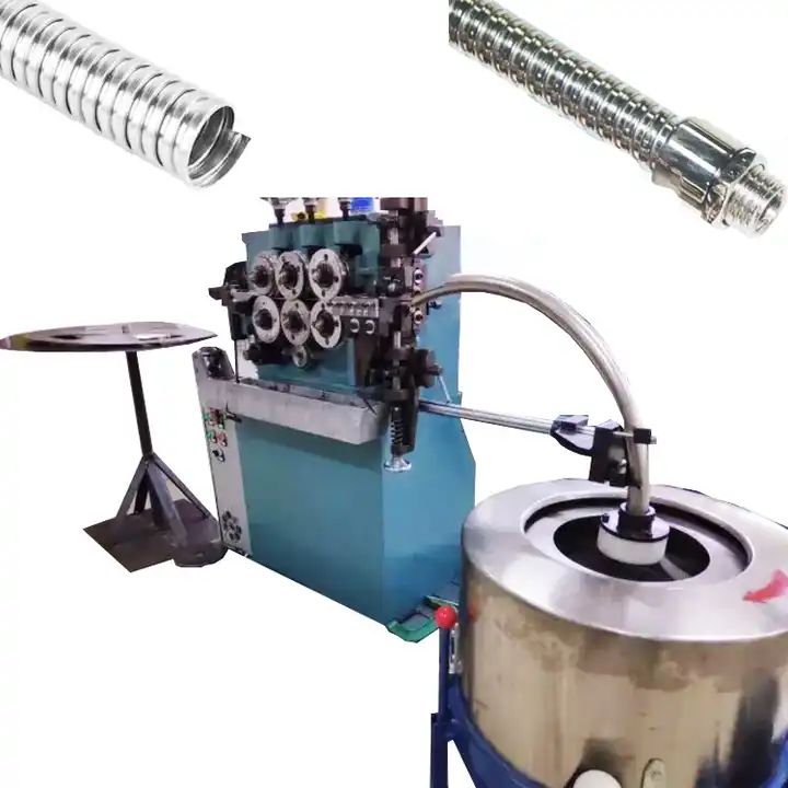 Flexible Metal Pipe Making Machine Interlocked Metal Hose Conduit Hose Making Machine Send to Turkey