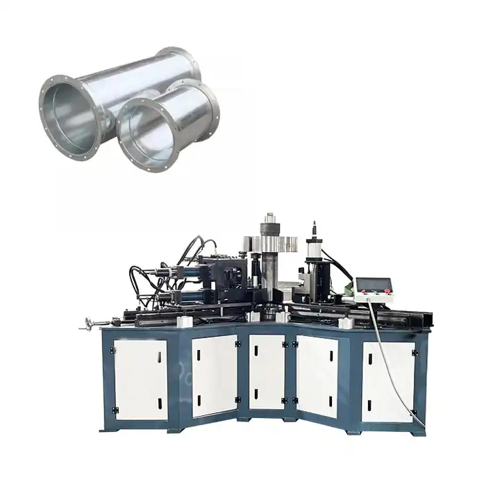 Multi-function Automatic High Precision Dish Edge Curling Axial Centrifugal Fan Flange Spinning Forming Machine Send to Russia