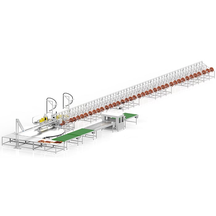Integrated Bundy Tube  Cutting End Forming &Bending And Taping Machine For Condenser