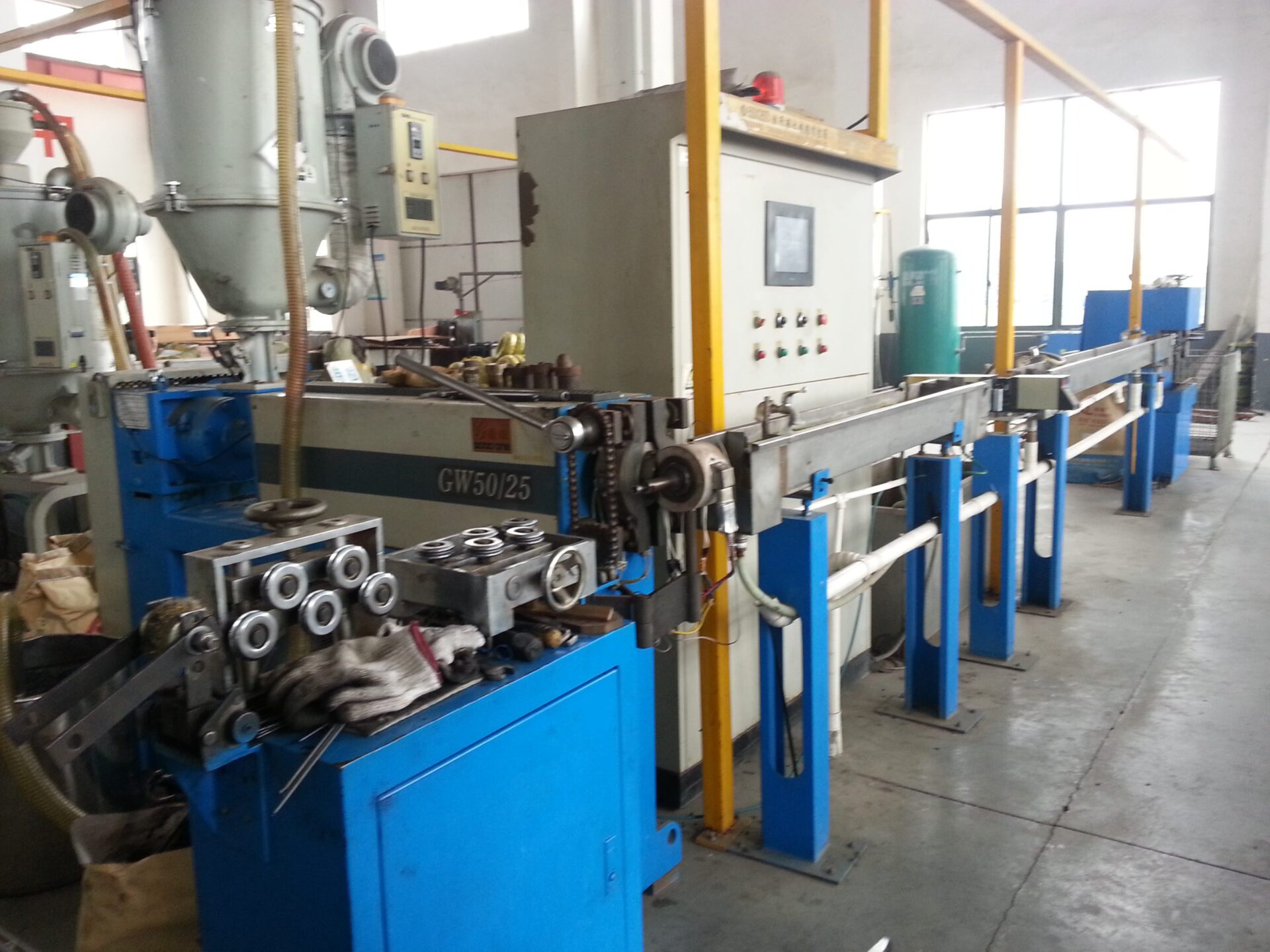 Outer Casing Plastic Coating Machine