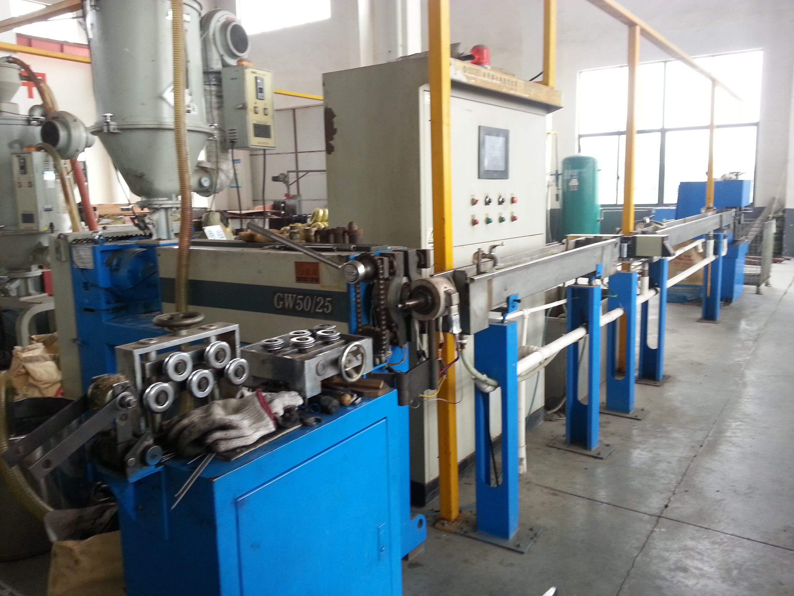 Outer Casing Plastic Coating Machine