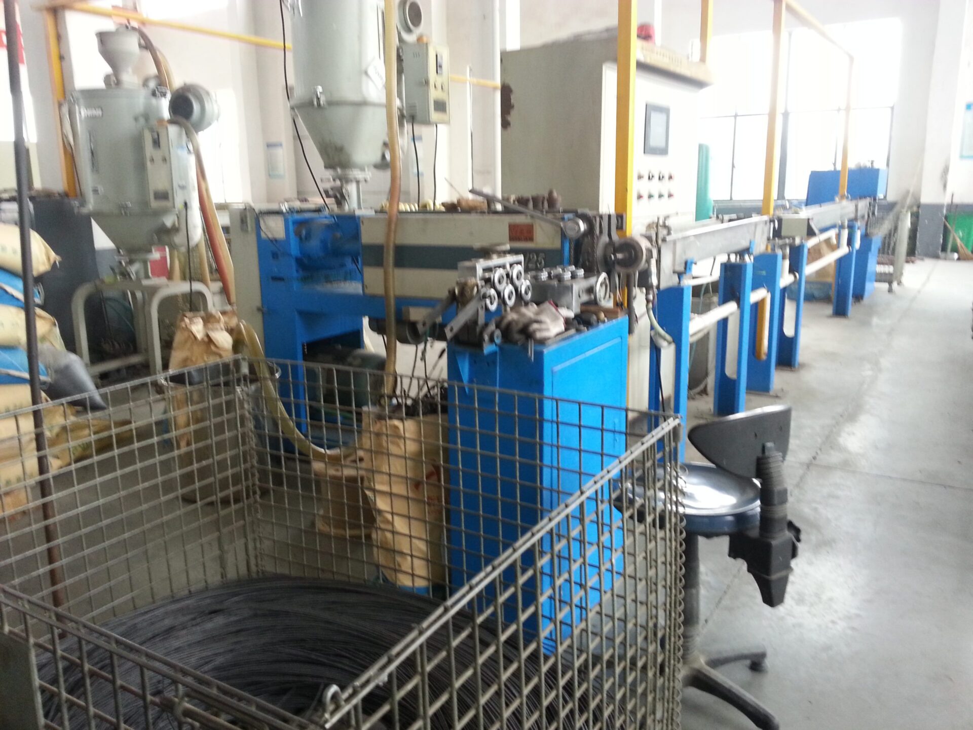 Outer Casing Plastic Coating Machine