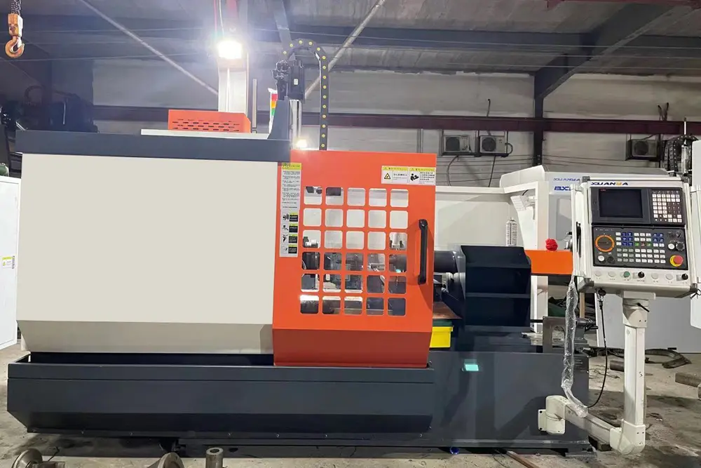 Automatic CNC Metal Spinning Machine For Manufacturing Funnels Lampshades And Conical Containers