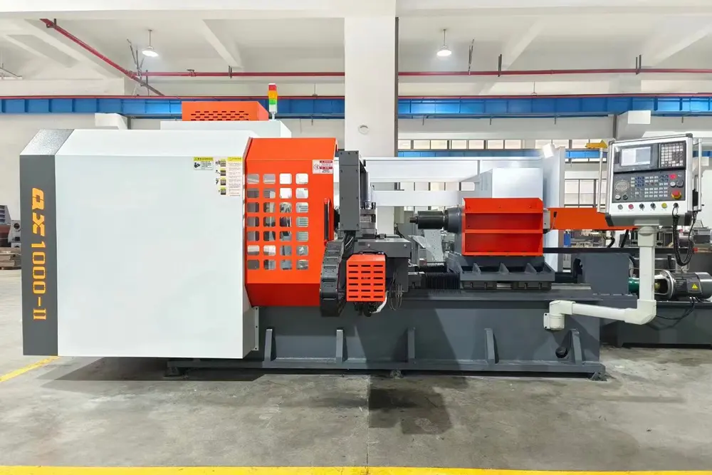 Automatic CNC Metal Spinning Machine For Manufacturing Funnels Lampshades And Conical Containers