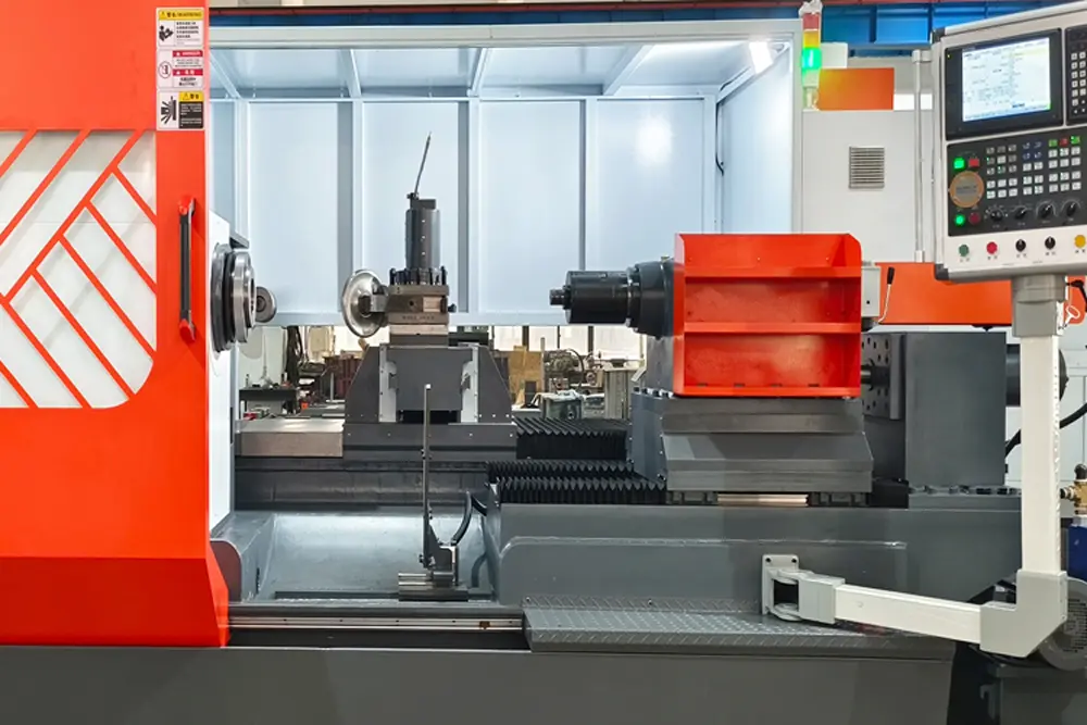 Automatic CNC Metal Spinning Machine For Manufacturing Funnels Lampshades And Conical Containers