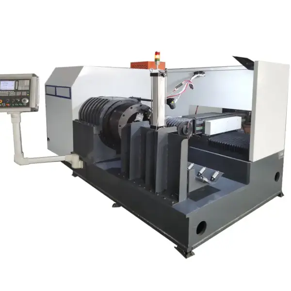 CNC Hot Heat Pipe Spinning Machine For Gas Fire Extinguisher Cylinder Bottom End Shrinking
