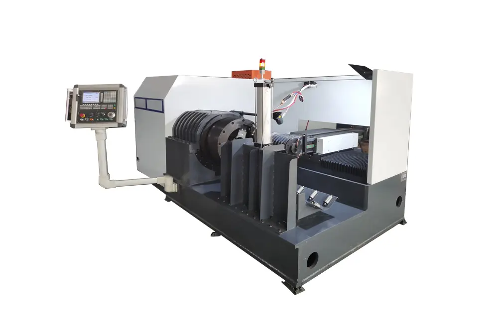 CNC Hot Heat Pipe Spinning Machine For Gas Fire Extinguisher Cylinder Bottom End Shrinking