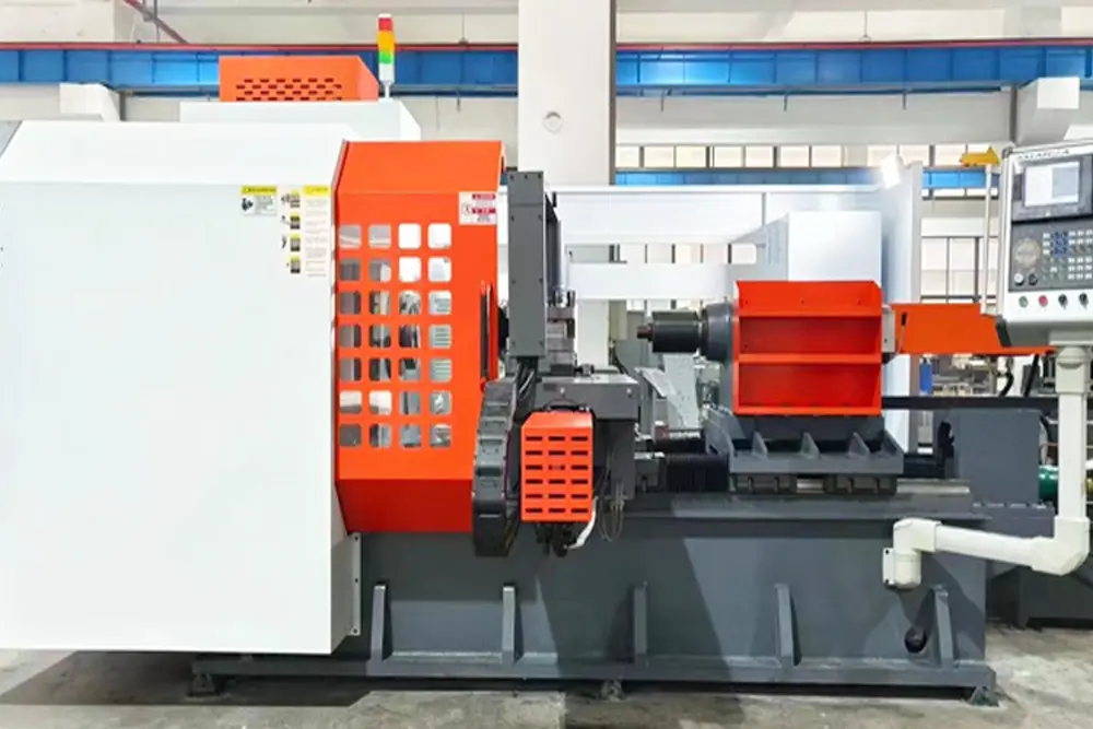 CNC Sheet Metal Spinning Machine For Fan Inlet Outlet Cone Manufacturing