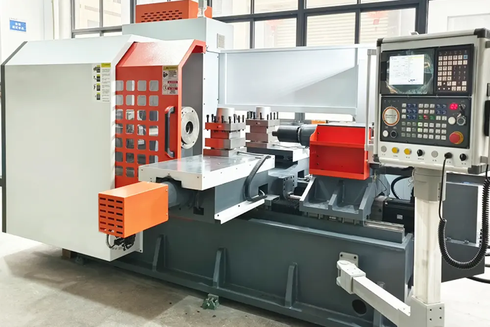 CNC Sheet Metal Spinning Machine For Fan Inlet Outlet Cone Manufacturing