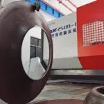 Customizable CNC Large Diameter Plate Spinning Machine For Auto & Aerospace Parts