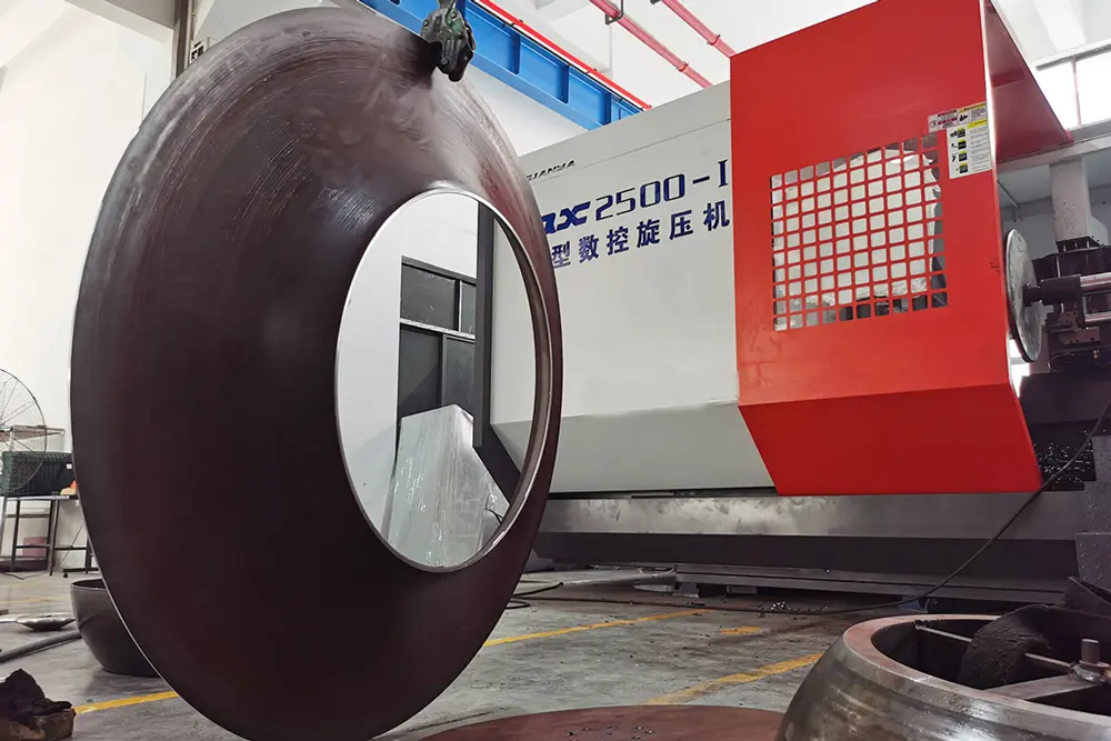 Customizable CNC Large Diameter Plate Spinning Machine For Auto & Aerospace Parts