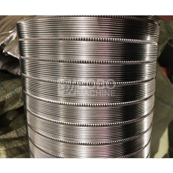 Double Layer Flexible Aluminum Duct Machine