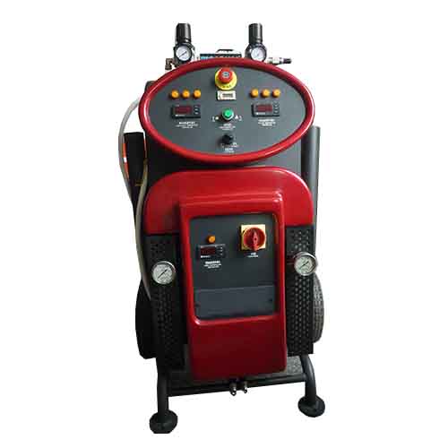 How does the PC spring machine work typically?