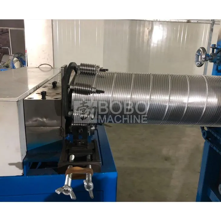 Semi-rigid Stainless Steel Duct Machine