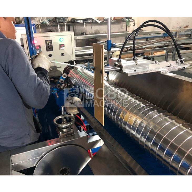 Wire Reinforced Aluminum Flexible Duct Machine AFD-600 Series