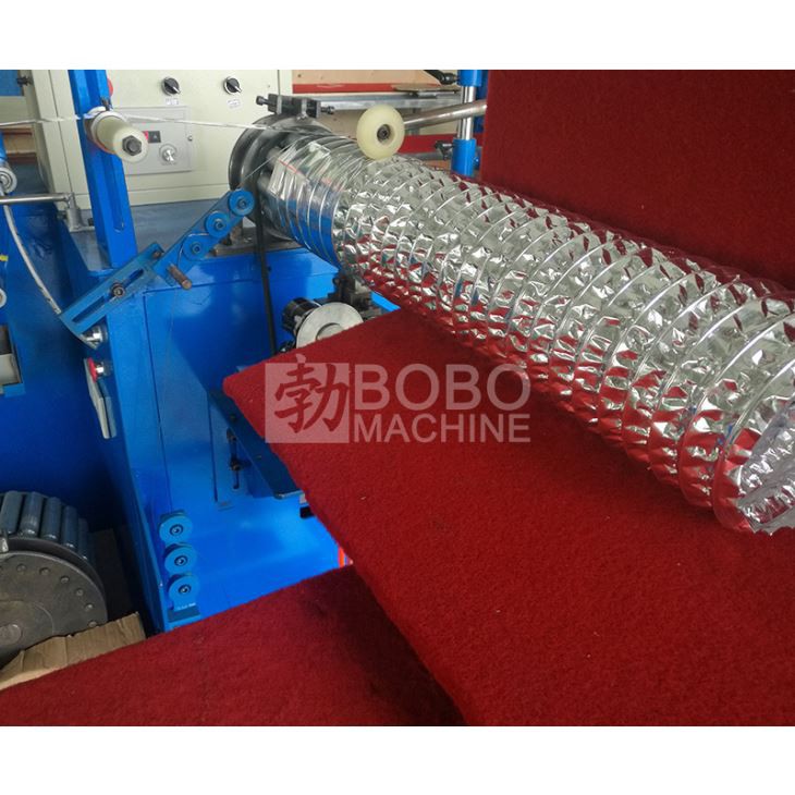 Wire Reinforced Aluminum Flexible Duct Machine AFD-600 Series