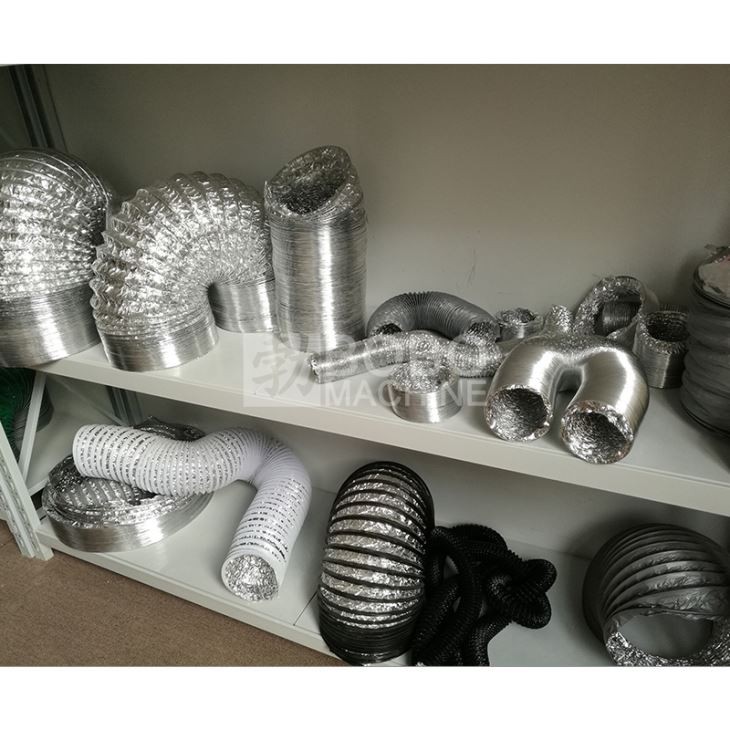 Wire Reinforced Aluminum Flexible Duct Machine AFD-600 Series